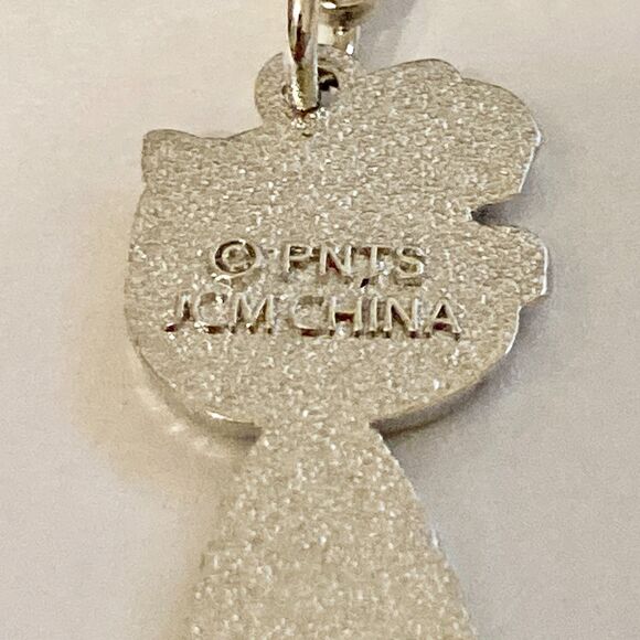 Peanuts Snoopy Sally Brown Clip On Charm Zipper Pull Purse Charm Signed Enamel - Picture 6 of 8